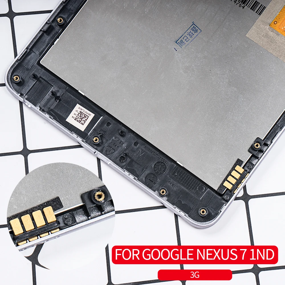 7," ЖК-дисплей для Asus Google Nexus 7 1st ME370 2012 ЖК-дисплей сенсорный экран дигитайзер Рамка в сборе для Asus Nexus 7 lcd