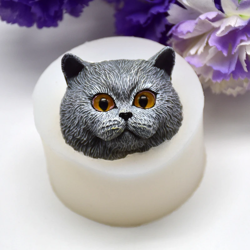 Силиконовая форма для выпечки Британский короткошерстный рисунок кошки DIY