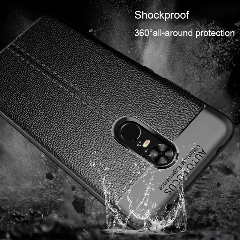 Xiaomi Redmi 5 Case Cover Leather Grained Shockproof Anti-Knock TPU Protective Back Cover Case for Xiami Redmi 5 Plus Redmi5 Xiaomi Redmi 5 Case Cover Leather Grained Shockproof Anti-Knock TPU Protective Back Cover Case for Xiami Redmi 5 Plus Redmi5