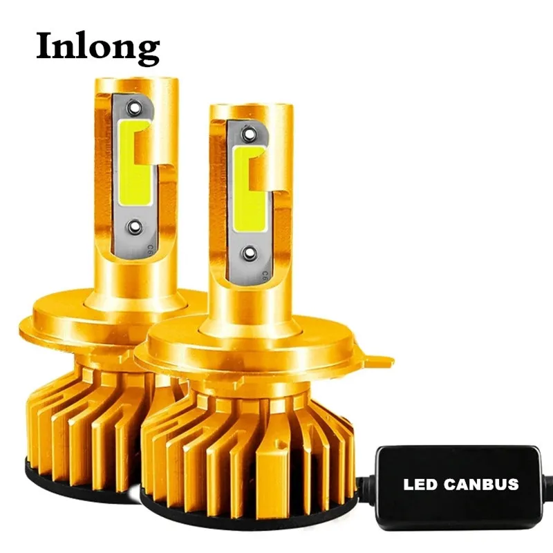 

Inlong Mini H7 Led Car Headlight Canbus No Error 12V 12000LM 6000K H4 Headlamp H1 9005 HB3 9006 HB4 H8 H11 Led Bulbs Fog Lights