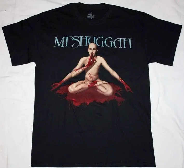 MESHUGGAH OBZEN DJENT EXTREME METAL SIKTH TESSERACT GOJIRA Новая Черная футболка 2019 модная дешевые оптовые