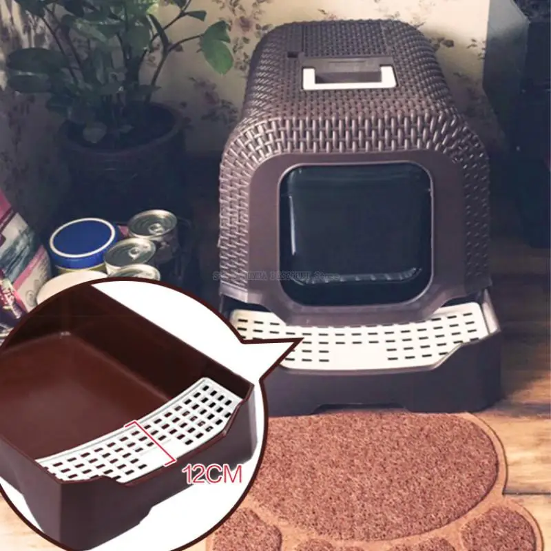 

Closed Litter Box Cat Toilet Cat Litter Deodorization Big Size Thicker Pressure Material Anti-splash Pedal with Tool