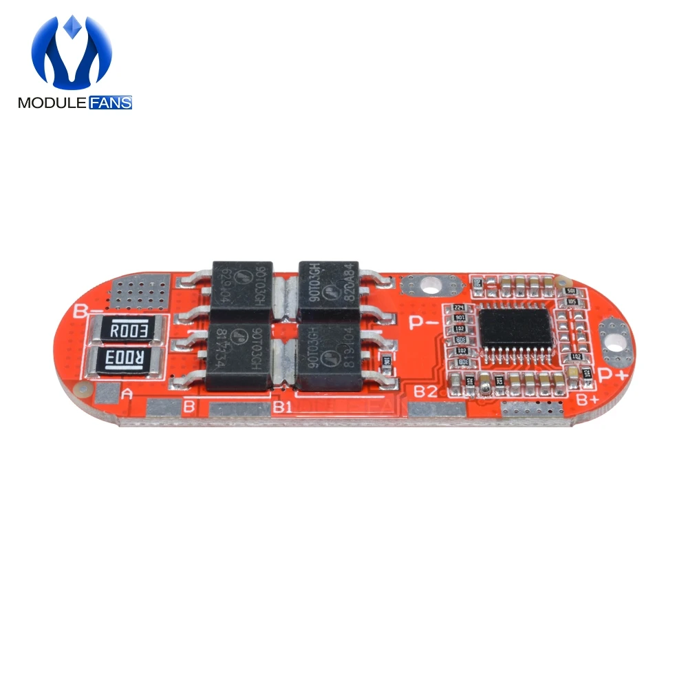 BMS 25A 3S 12,6 в 4S 16,8 в 5S 21 в 18650 литий-ионный аккумулятор защитная схема плата для зарядки Модуль PCM полимерная Lipo ячейка PCB