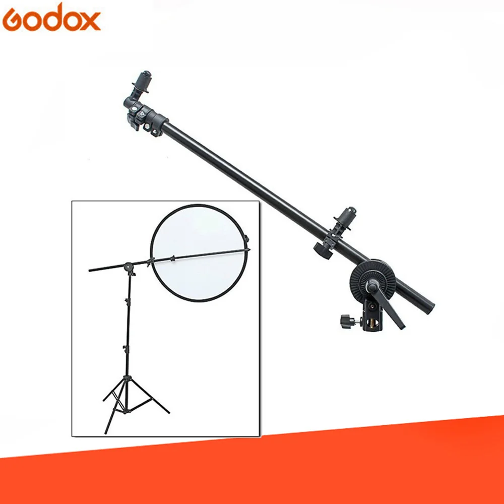 

PRO Studio Photo Holder Bracket Swivel Head Reflector Disc Arm Support 26"-67