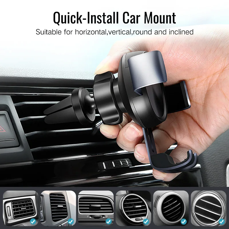 Ugreen Car Phone Holder for Mobile Smartphone Support In Car Cell Phone Stand for iPhone 11 Auto Ve