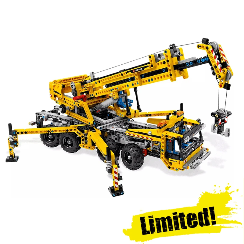 

LEPIN 20040 Mobile Crane Technic Model Building Blocks Bricks Toys DIY For Kids Model 1392PCS Compatible with legoINGly 8053