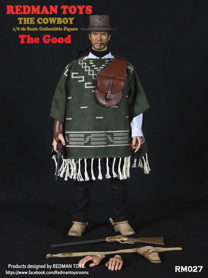 1/6 Redman/игрушки The Good COWBOY Joe 1" Мужская фигурка A Fistful Of dollar RM027