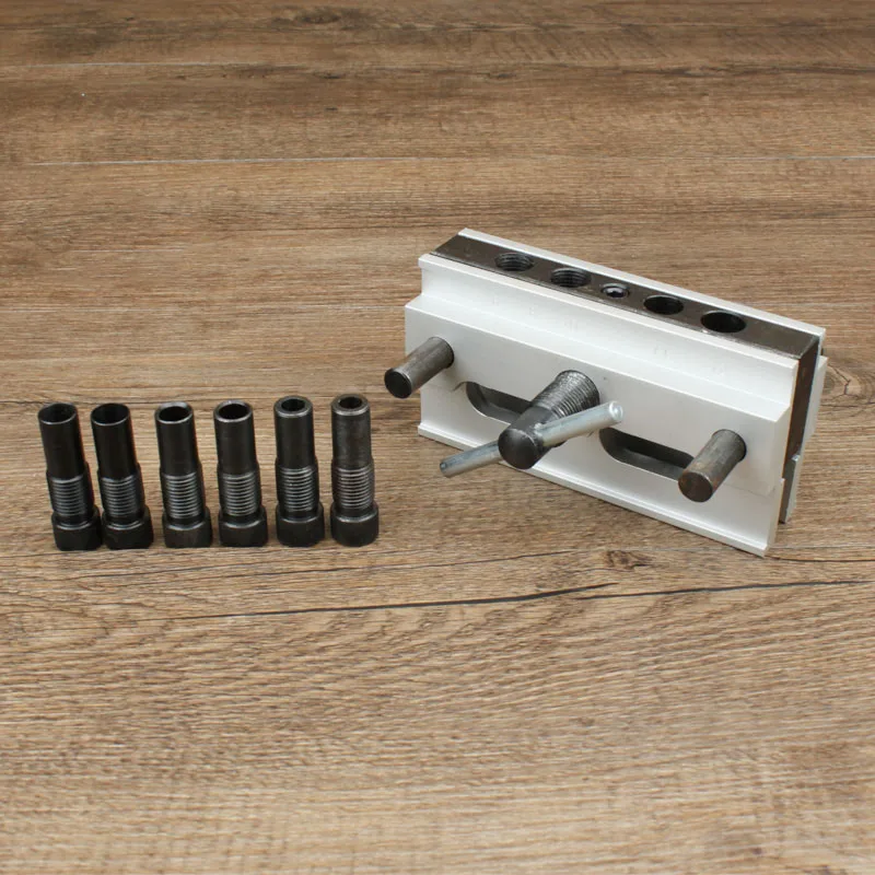

Self Centering Dowelling Jig Drilling Tools Kit for Wood Working Joinery Punch Locator LO88