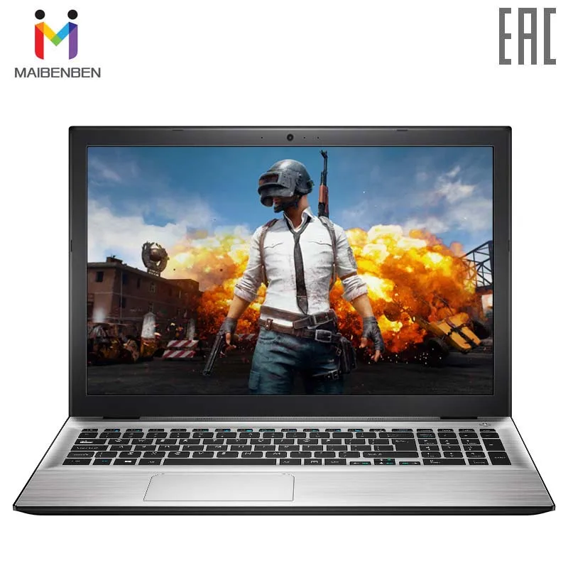 

Ultra-thin Laptop MAIBENBEN XIAOMAI 5 15.6" 4415U/4G/128G SSD(M.2)/GT 940MX/DOS/Silver