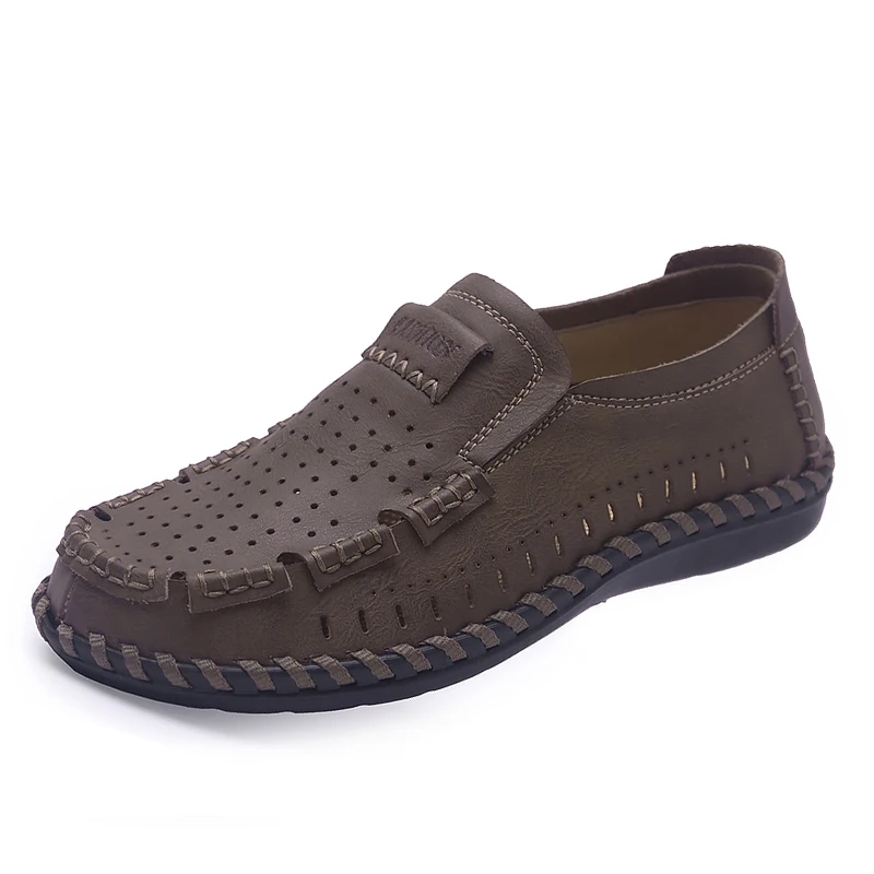 Men Casual Shoes Summer 2019 Breathable Soft Driving Men'S Handmade Chaussure Homme Net Surface Loafers | Обувь