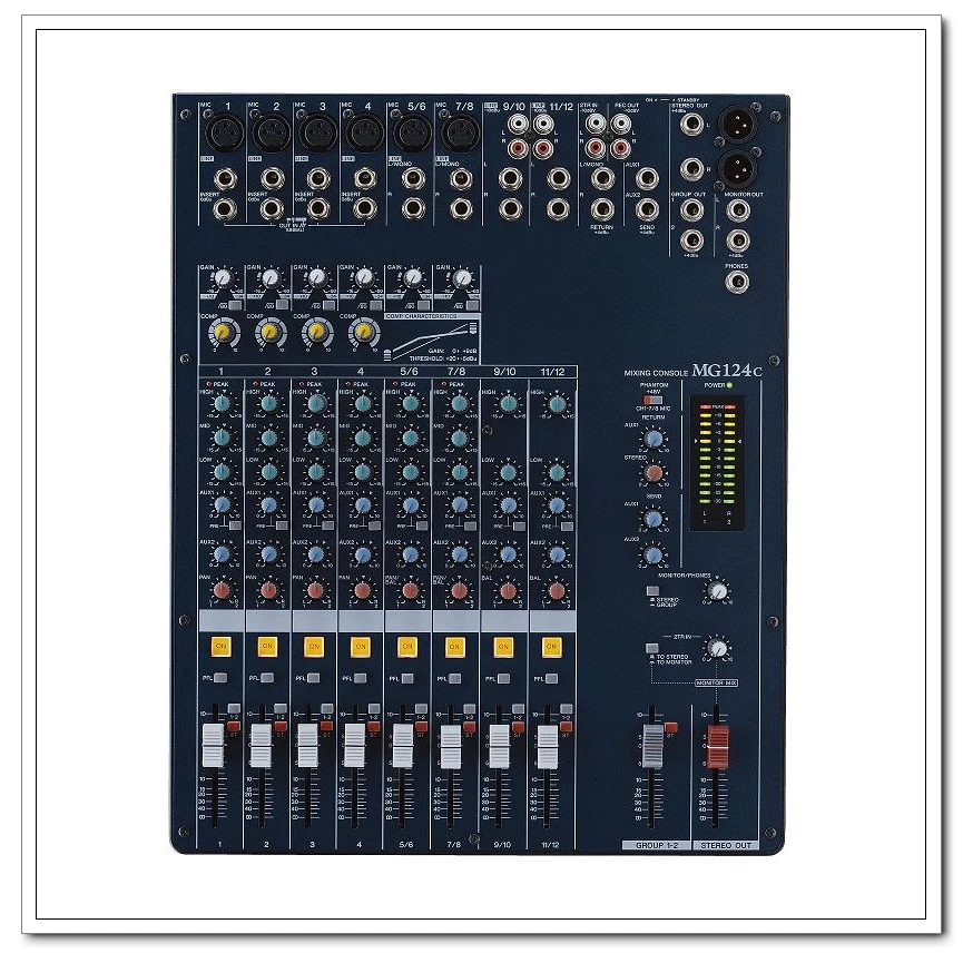 Mg124cx Mixer 12 Channel Professional Mixer Wedding / Performance With