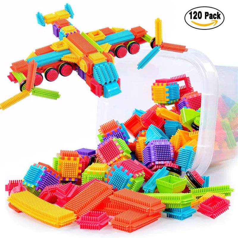 

logic game DIY Imagination Building Bricks Blocks Remote Control Car Building Kit Toys For Children Educational Toys 0820