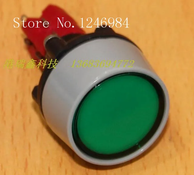

[SA]Taiwan DECA Progressive Alliance waterproof button switch reset switch M22 green D16LMU1-2AB--5pcs/lot