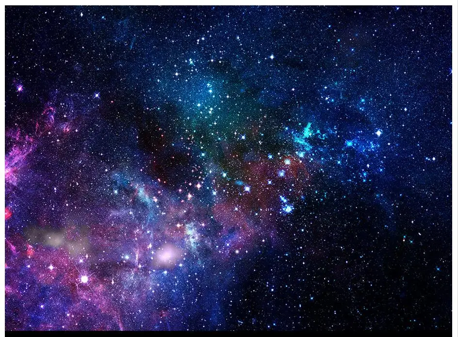 Kundenspezifische 3d decke wandbilder wallpaper Fantasie Sterne