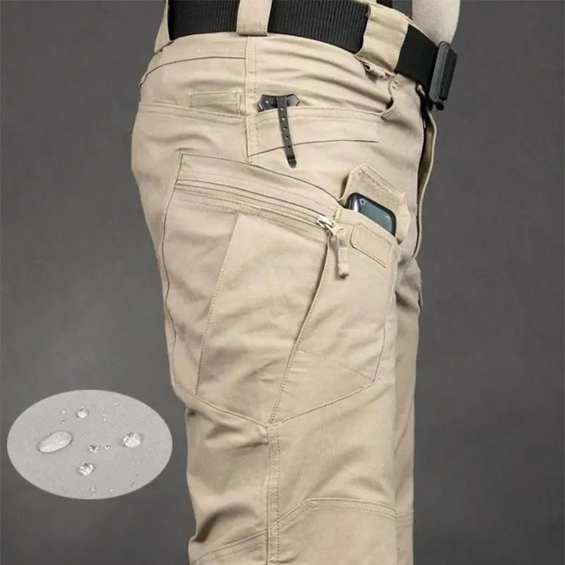2019 Mens Winter Pants Thick Warm Cargo Pants Comfortable Outdoor Climbing Wear Resistant Tactical Cargo Pants 2