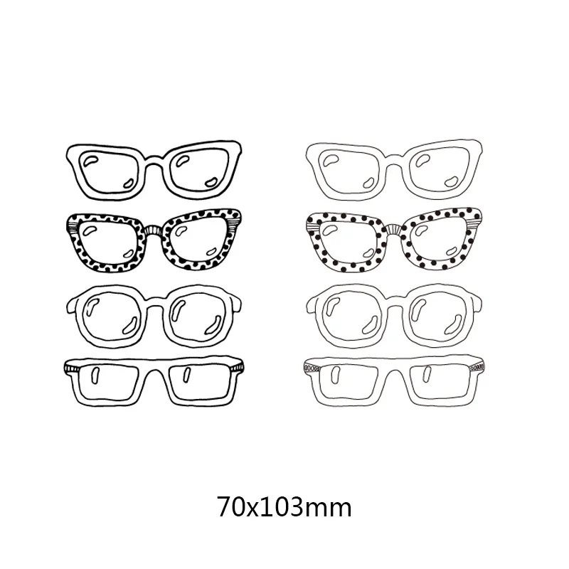 Нерегулярный рисунок оправы для солнцезащитных очков металлические стальные штампы DIY альбом для скрапбукинга бумажные карточки трафареты для открыток