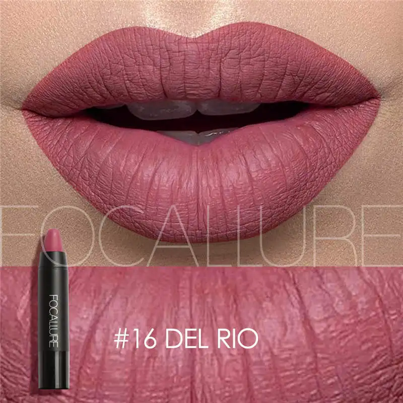 

Focallure 19 Colors Matte Lipstick Lips Makeup Lipgloss Long Lasting Lip Tint Stick Cosmetics Beauty Fashion Women Nude Lips