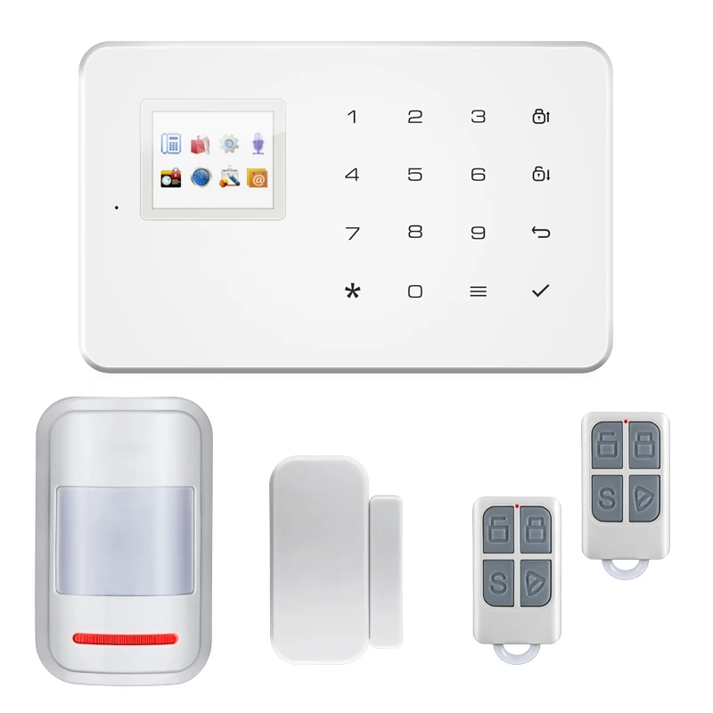 TFT сенсорная Беспроводная GSM система сигнализации SIM охранной для умного дома Android
