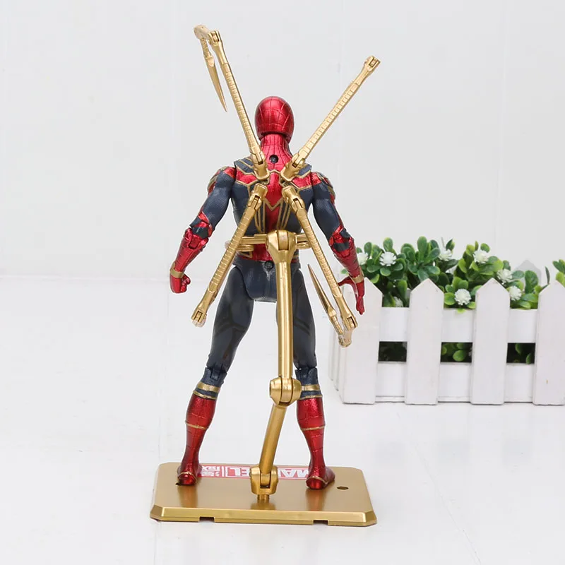 Marvel, Мстители, Железный Человек-паук, Tamashii, сценические Мстители, Человек-паук, Бесконечная война, фигурка, коллекция, модель, куклы, игрушки, подарок