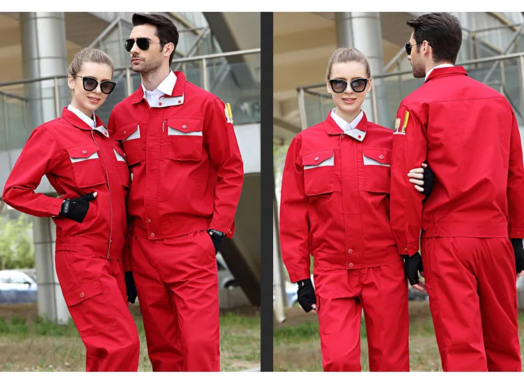 Work Clothing Sets Men Women Unisex Workwear Suits Spring Autumn Long Sleeve Jackets and Pants Factory Repair Workers Uniforms (8)
