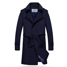 2016 winter Men’s leisure fashion Long style trench coat Men’s jackets Outerwear Casual Coat Men’s Jacket Windbreaker