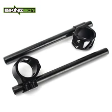 BIKINGBOY 50 мм 1 пара Алюминий сплав 7/" Клип Ons руль для поездок на мотоцикле Ducati Monster 400 620 750 900 1000/S4/S/темно