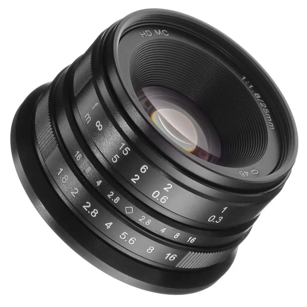25 мм F/1,8 объектив с ручной фокусировкой MF для Canon EOS M EF-M Mount EOS M, M2, M3, M5, M6, M10, M100