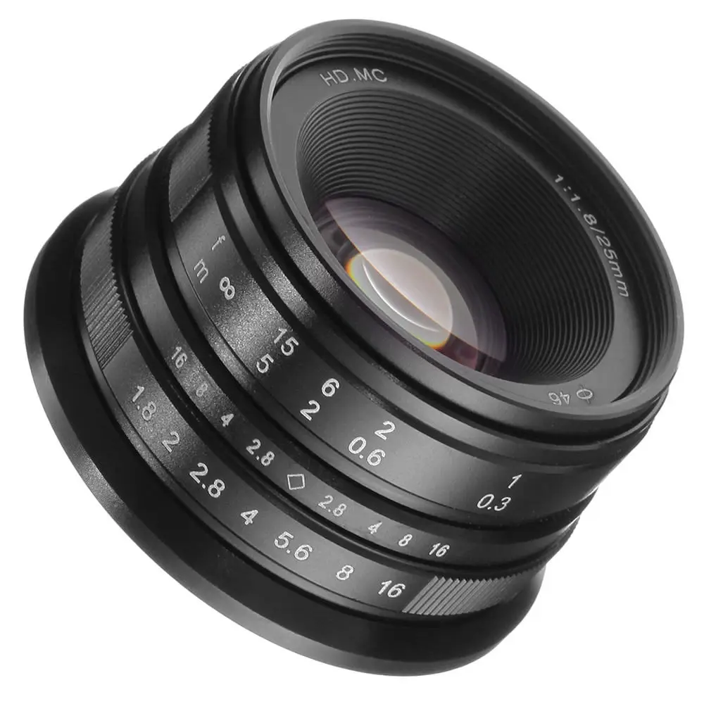 25 мм F/1 8 Prime объектив Ручной фокус MF для Canon EOS M EF крепление M2 M3 M5 M6 M10 M100|Объективы