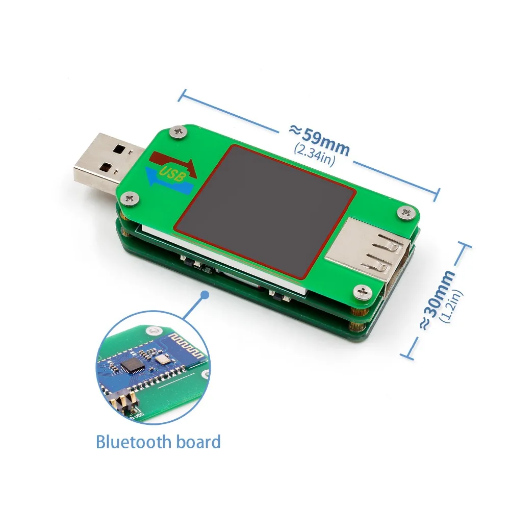 UM24 UM24C Для APP USB 2 0 ЖК дисплей Вольтметр Амперметр измеритель заряда батареи