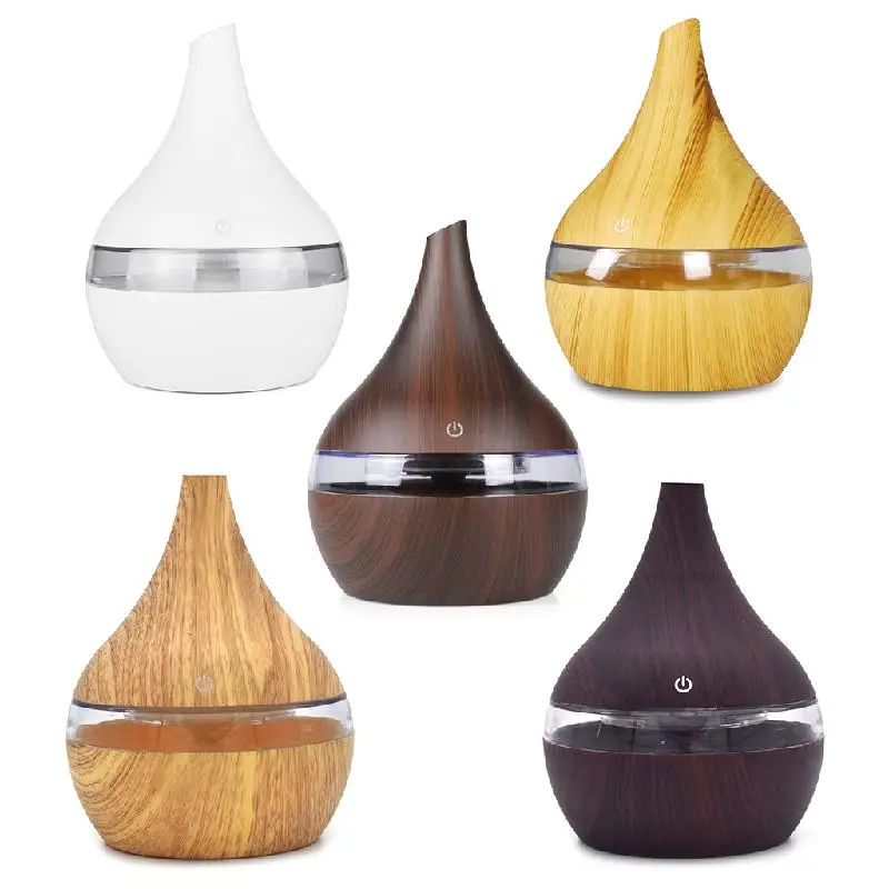 

300ml USB Air Humidifier Diffuser Ultrasonic Aroma Essential Oils 7 Color Changing LED Light