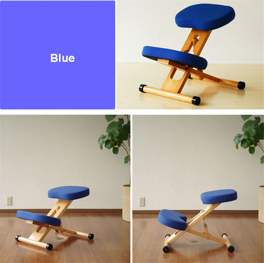 Эргономичный стул на коленях деревянный Офисный Компьютерный стул поддержка осанки мебель эргономичный деревянный стул балансировка тела боль в спине