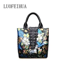 Кожаная сумка Новая роскошная оригинальная сумка через плечо с крокодиловым узором брендовая дизайнерская сумка