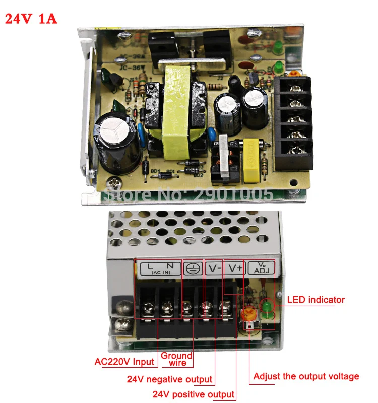 24V 1A 2