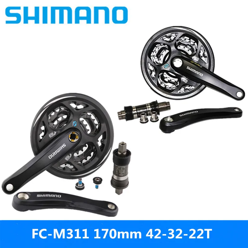 SHIMANO ALTUS FC M311 цепное колесо 6 7 8 скоростей горный велосипед 42 32 22T зуб UN26 вал