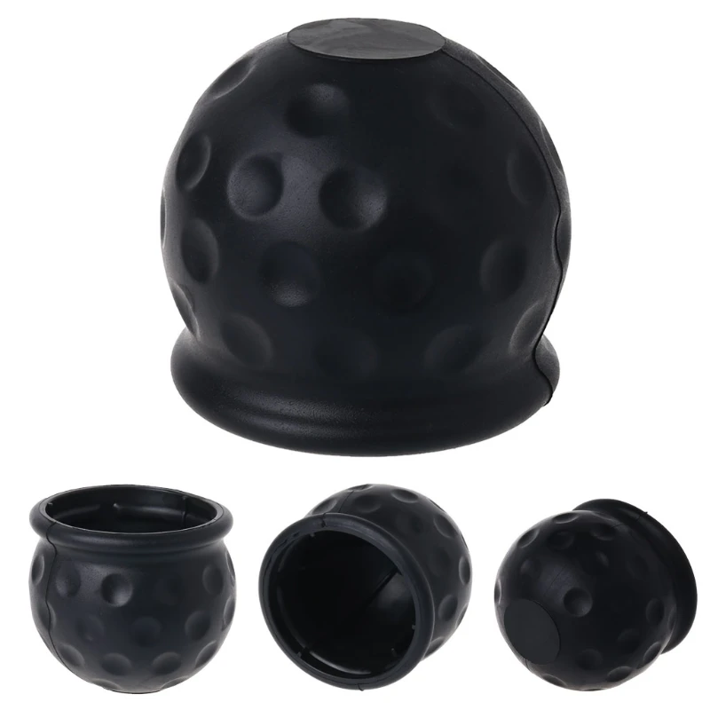 

New 1 pcs Universal 50mm Tow Bar Ball Cover Rubber Cap Towing Hitch Caravan Trailer Towball Protect