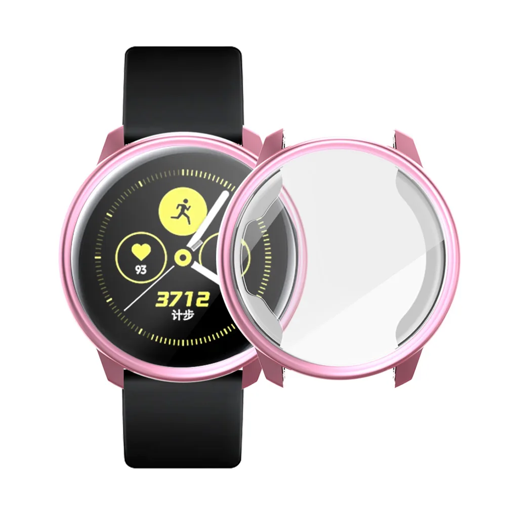 Защитный чехол для экрана для samsung Galaxy Watch Active, Ультратонкий Мягкий ТПУ силиконовый защитный чехол для часов