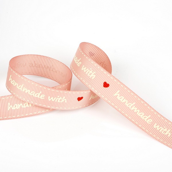 Hand Made Printed Grosgrain Ribbon DIY Crafts Gift Packing Belt Wedding Party Christmas Ribbon Sewing Decoration Handcraft