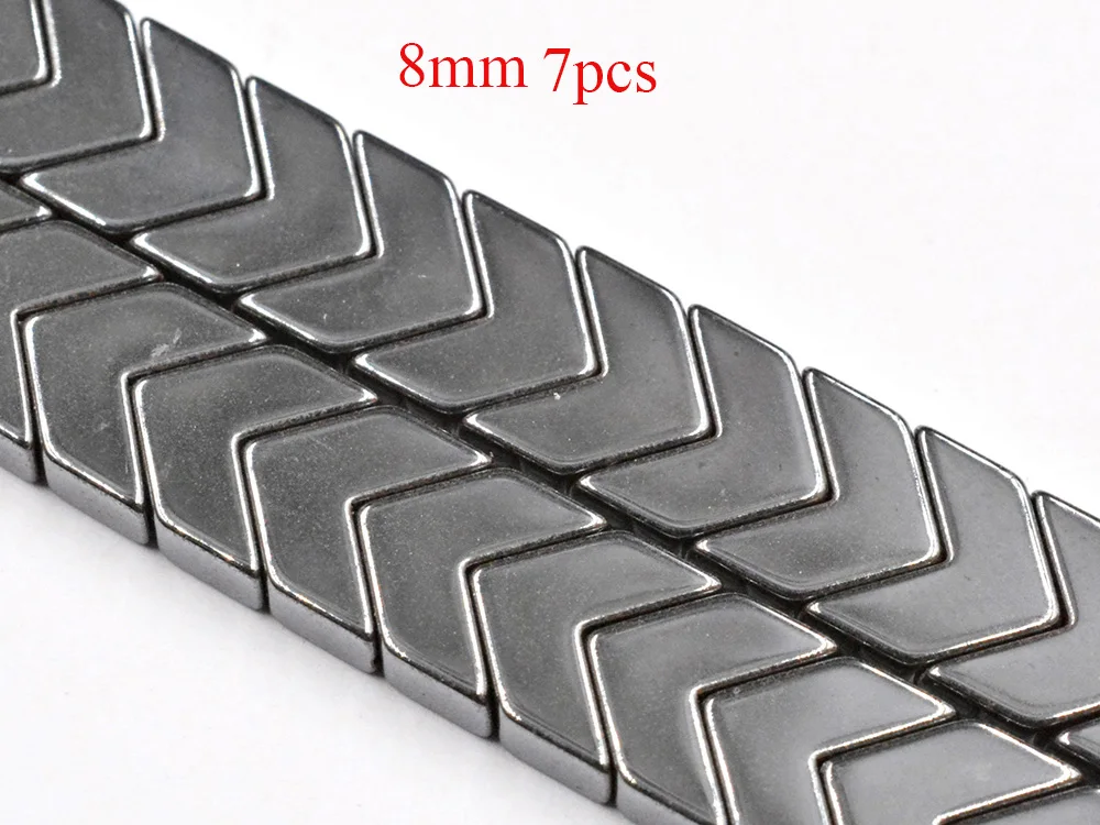 FLTMRH Natural Stone Hematite Beads Bright Geometric shape beads for DIY Necklace Bracelet Jewelry Making Accessories | Украшения и