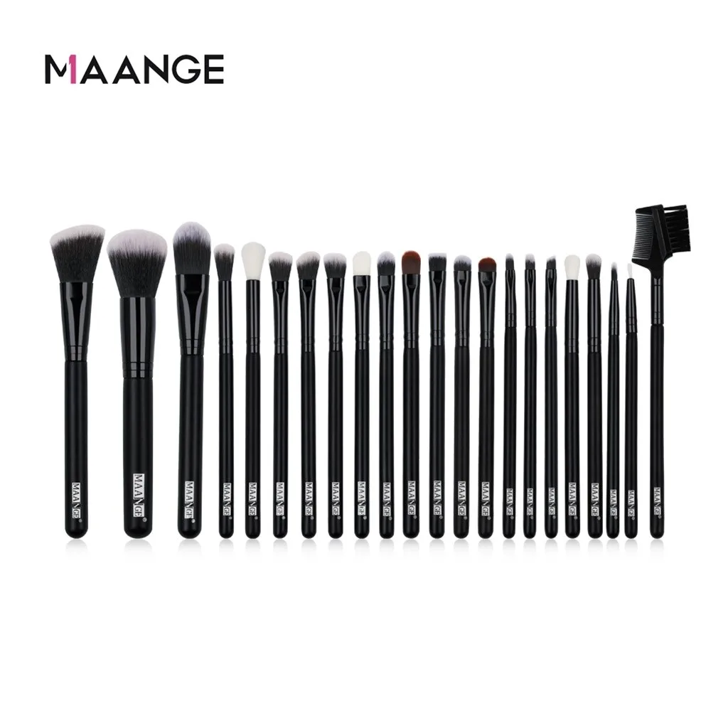 

Professional 22 Pcs Wooden Handle Makeup Brush Set Foundation Blush High Gloss Eye Shadow Makeup Brush Cosmetics Tool #L15
