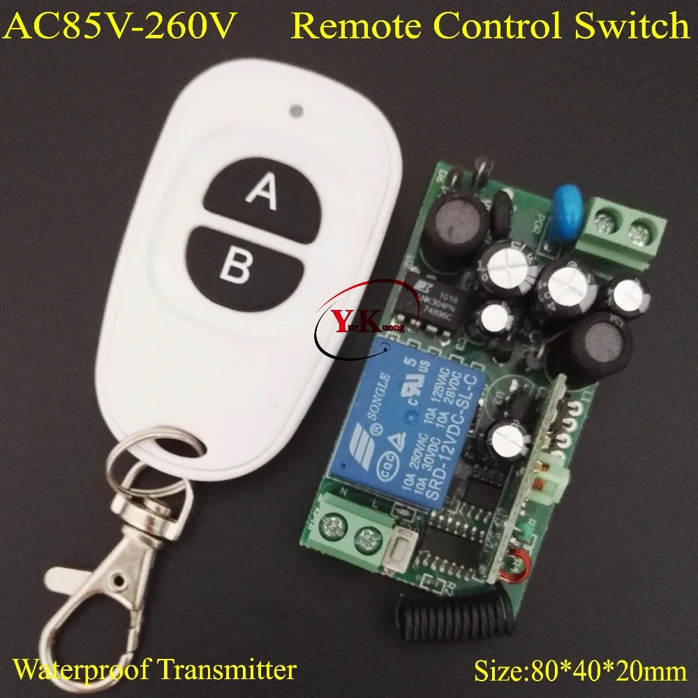 

AC110V RF Wireless Remote Switch AC110V AC120V 180V 220V 230V 240V Ceiling Lights LED Lamp Bulb Remote Lighting315433 White TXRX