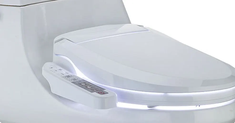 BLOOMING BIDET ELONGATED 1163 Side Panel Control Electronic Toilet Seat LED New (4)