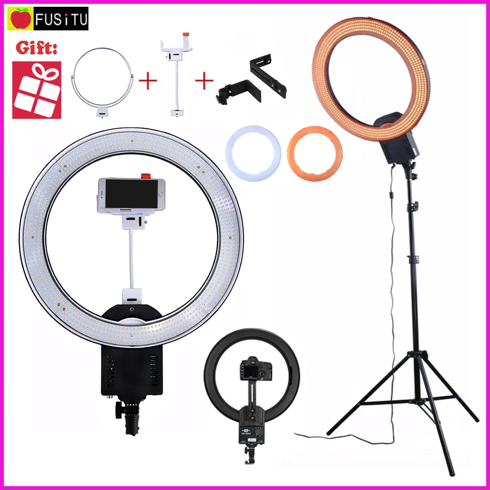 

NanGuang CN-R640 CN R640 Photography Video Studio 640 LED Continuous Ring Light 5600K Day Lighting LED Video Light with Tripod
