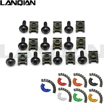 

6mm motorbike body work fairing bolts screws For Ducati HYPERMOTARD 796 10 11 12 13 14 15 16 Honda VFR800 VFR800F VFR 800