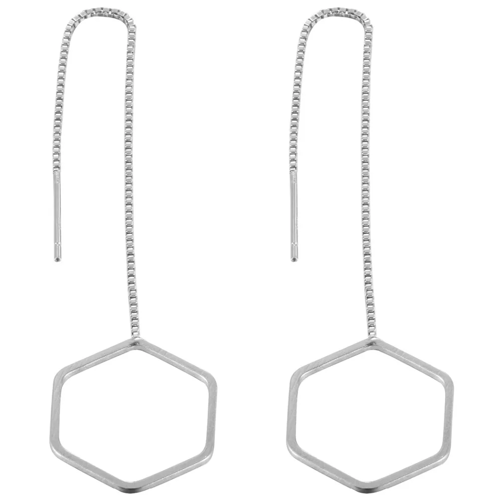 QIAMNI-925-Sterling-Silver-Geometric-Lucky-Star-Triangle-Polygon-Stud-Earrings-Women-Girls-Costume-Jewelry-Christmas