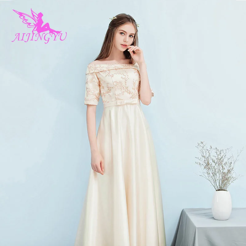 AIJINGYU Новое сексуальное свадебное платье для гостей бальное платье платья подружки невесты BN852 - Цвет: picture color