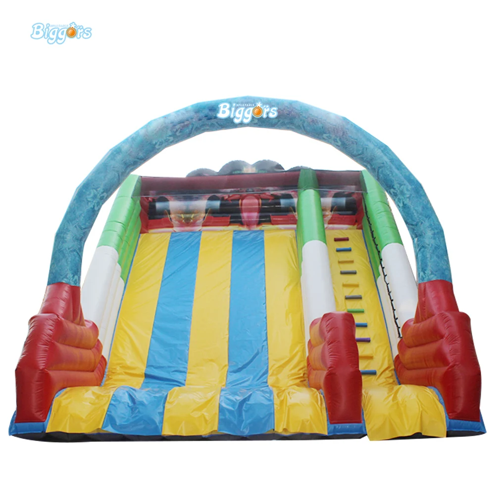 Free Shipping 6 Meters Height Giant Inflatable Jumping Castle Slide Inflatable Dry Slide Inflatable Water Slide