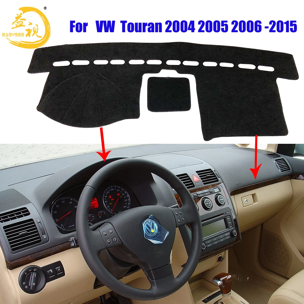 

Easysee Dashboard Cover Pad Dashmat Dash Mat Sun Shade Dash Board Cover Carpet For Volkswagen Touran 2004 2005 2006 2007-2015