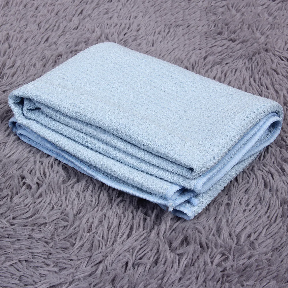 

newUseful! 2016 New High Quality Car Drying Towel Blue Waffle Weave Microfibre 60 x 80cm
