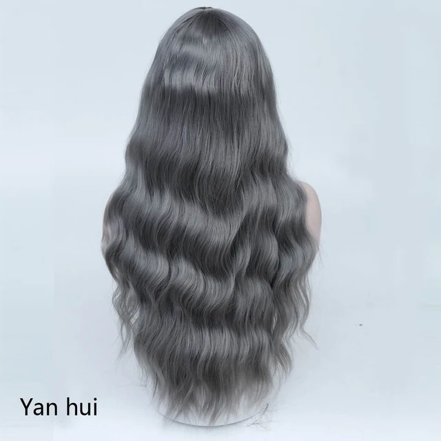 DIFEI 26'' Long Curly Colored Hair Wigs Heat Resistant Synthetic Wigs For Black White Women Natural Female Hair Pieces