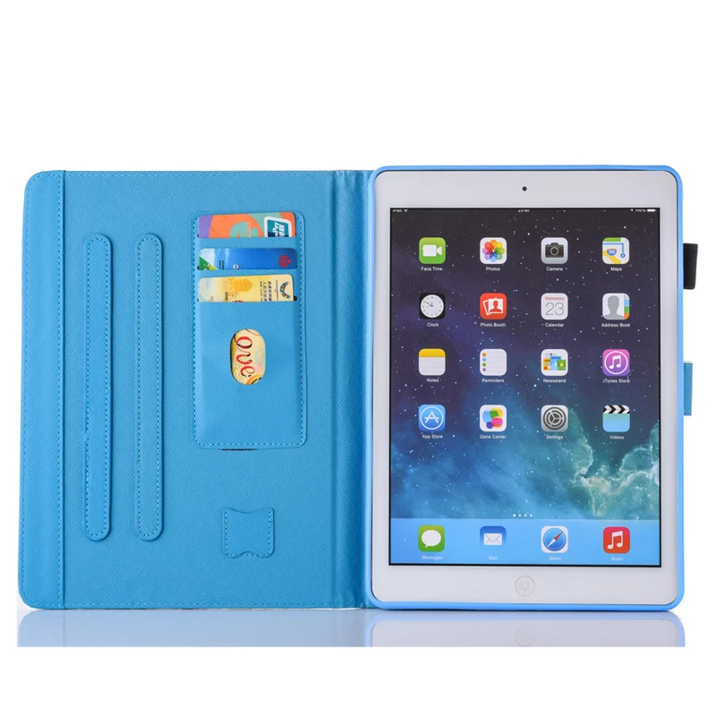 Для iPad air 9 7 &quotкожаный смарт чехол милый цветной с бабочкой из ТПУ для ipad air2 2